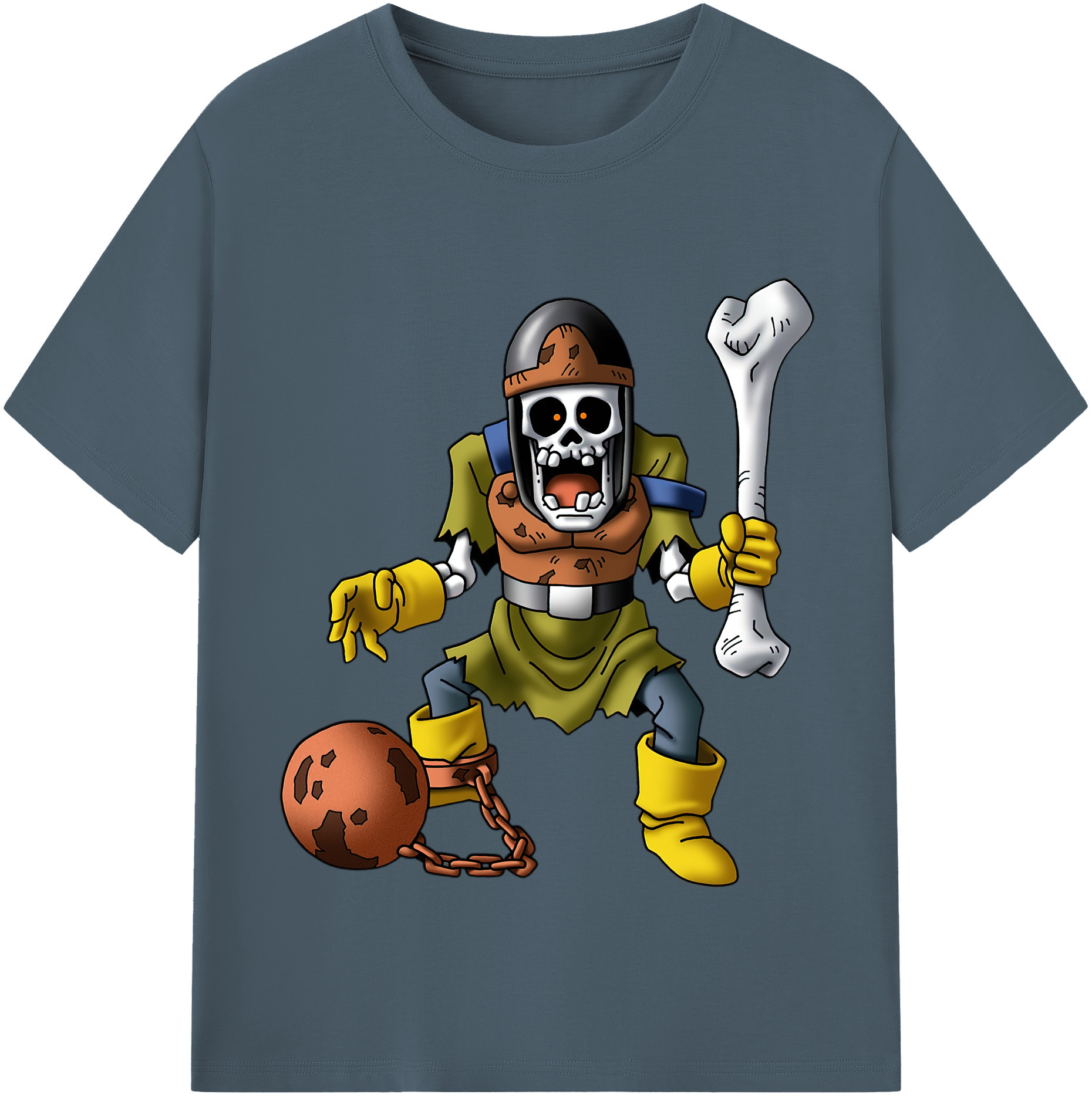（画像用） ドラゴンクエスト Doragon Kuesuto Dragon Quest 綿100％半袖Tシャツ（フロントプリント）